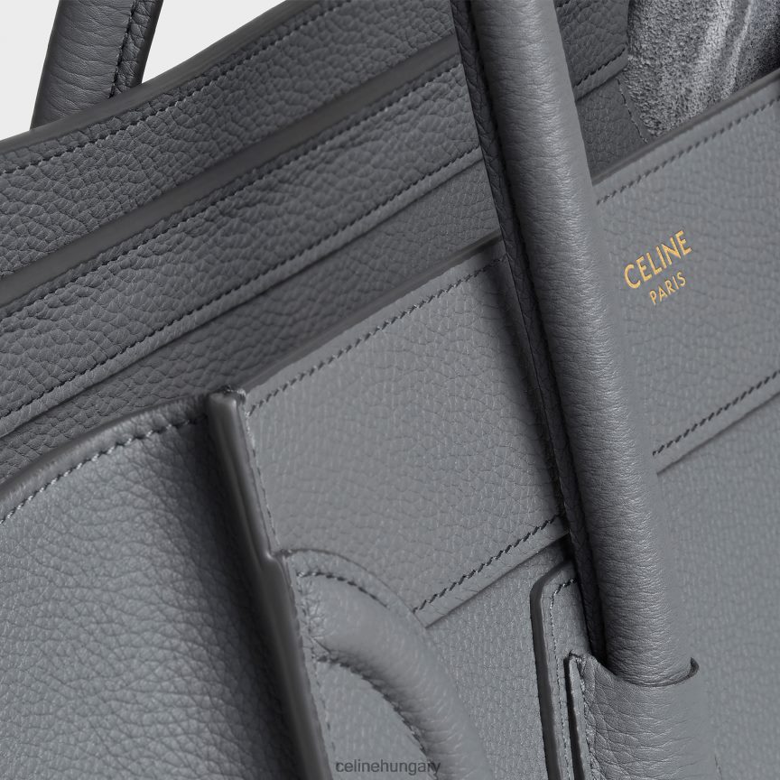 kiegészítők CELINE mikro poggyász kézitáska baba dobos borjúbőrből fekete szempillafesték nők J6P488302