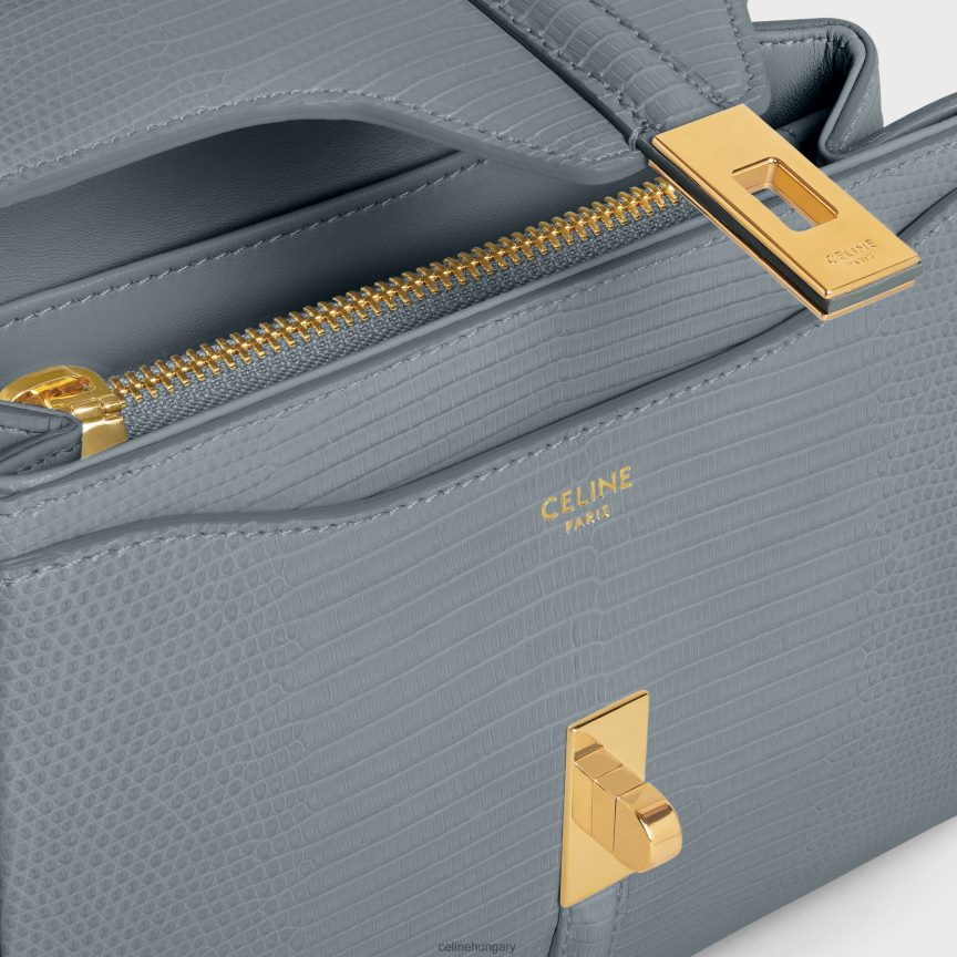 kiegészítők CELINE mini 16 gyíkban kék szürke nők J6P488138