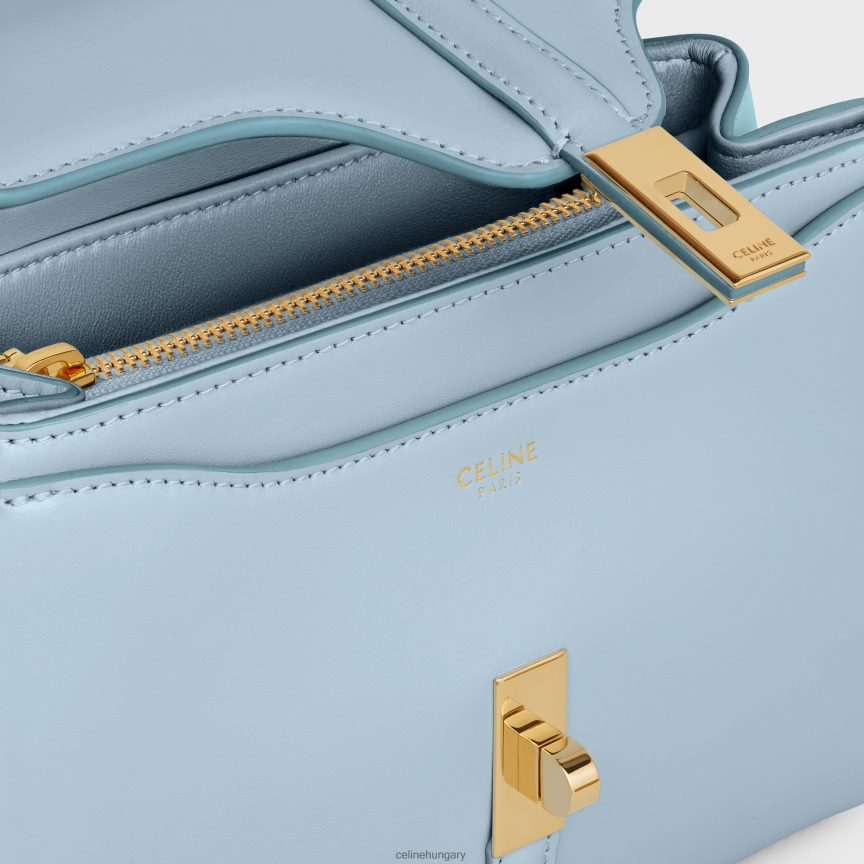 kiegészítők CELINE mini 16 szatén borjúbőrben Halványkék nők J6P48866