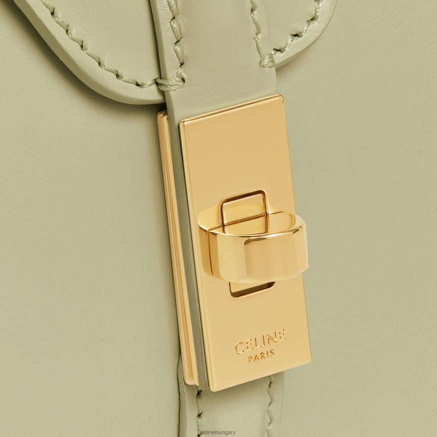 kiegészítők CELINE mini 16 szatén borjúbőrben mandula zöld nők J6P488136