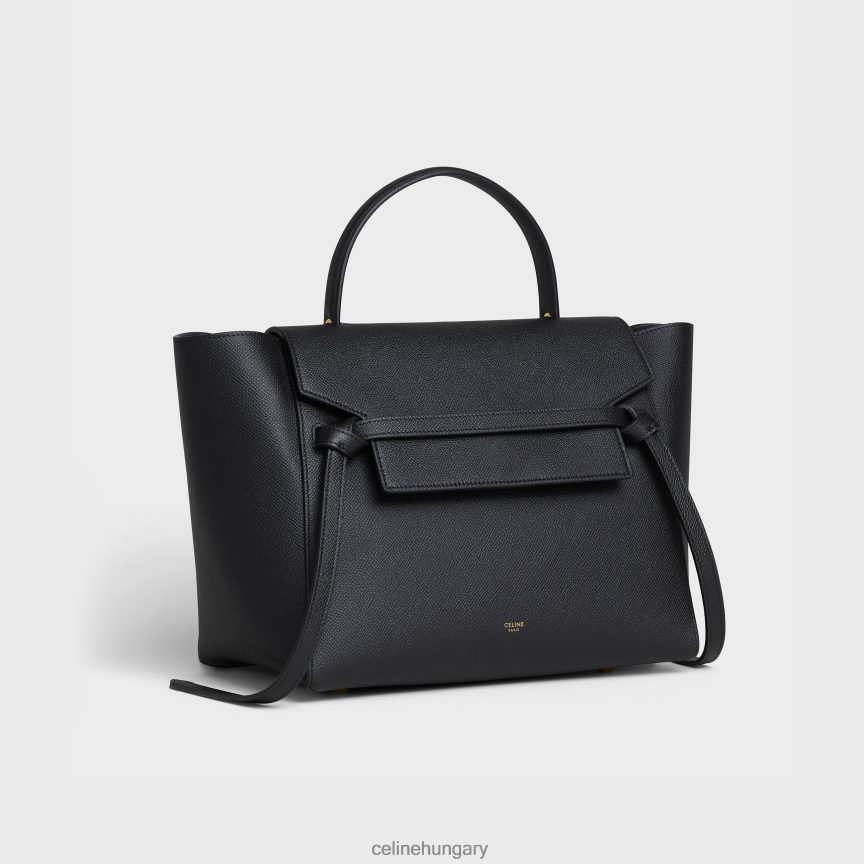 kiegészítők CELINE mini övtáska szemcsés borjúbőrből fekete nők J6P488261