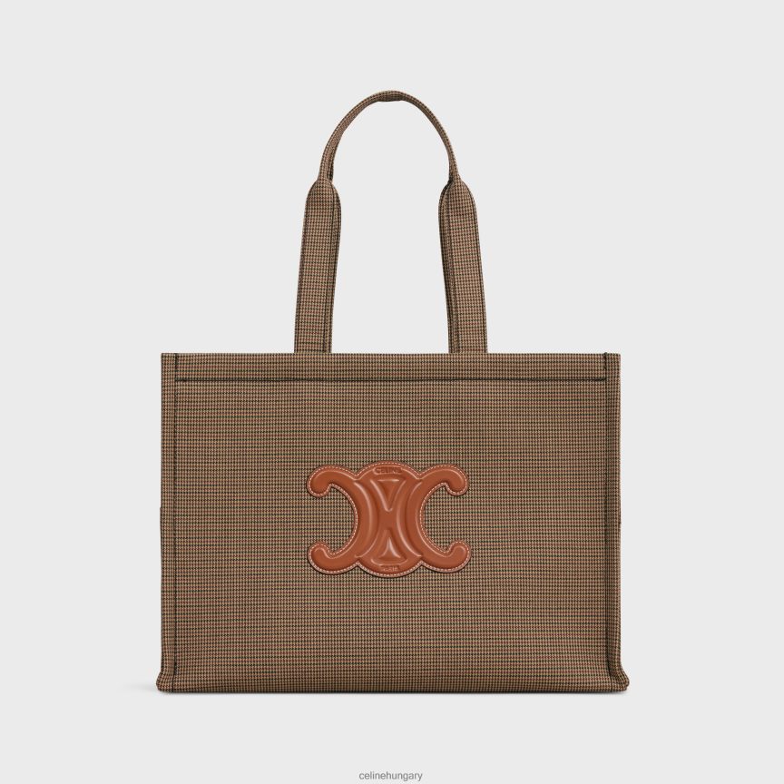 kiegészítők CELINE nagy cabas thais pied de poule textilből sokszínű nők J6P488241