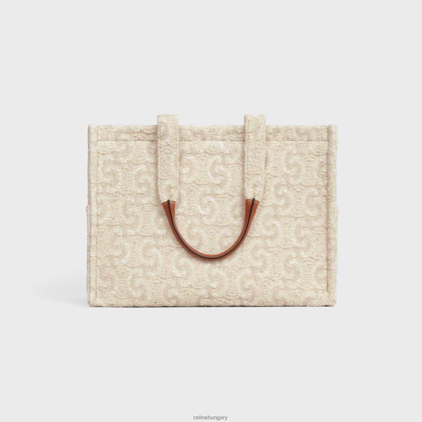 kiegészítők CELINE nagy cabas thais textilből, mindenhol triumfával természetes/barna nők J6P488242