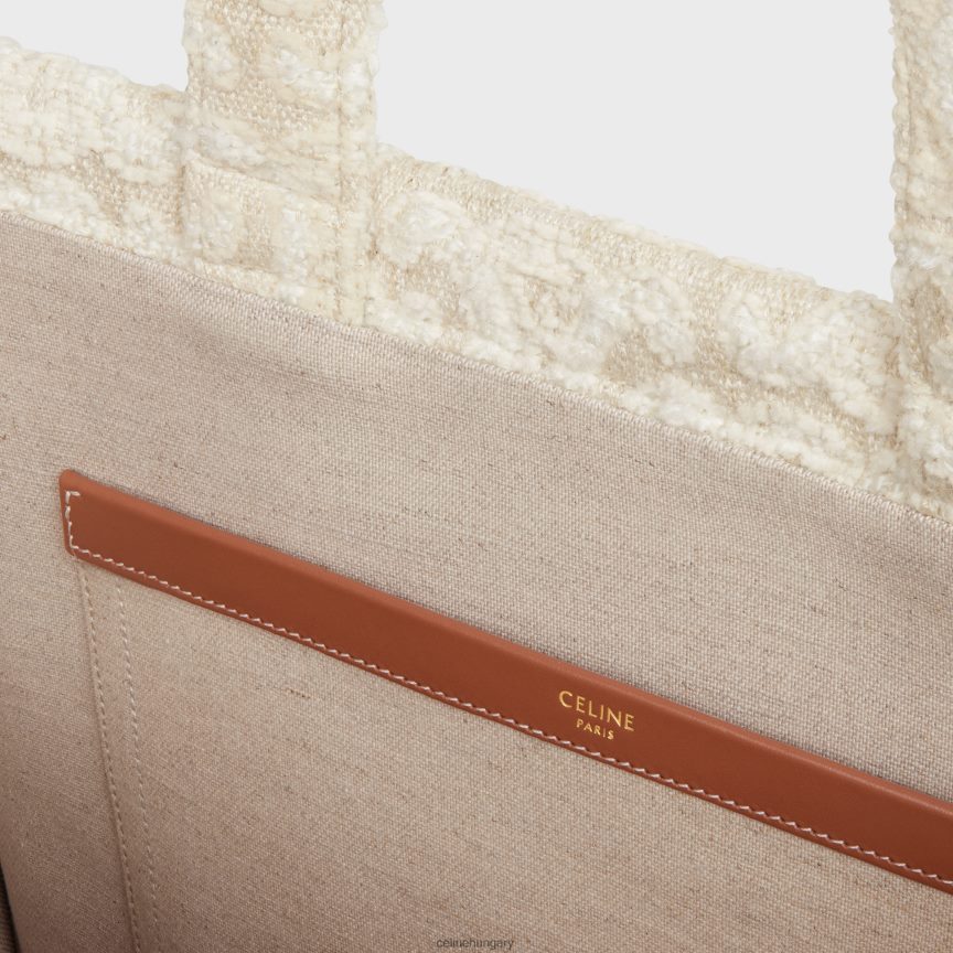 kiegészítők CELINE nagy cabas thais textilből, mindenhol triumfával természetes/barna nők J6P488242