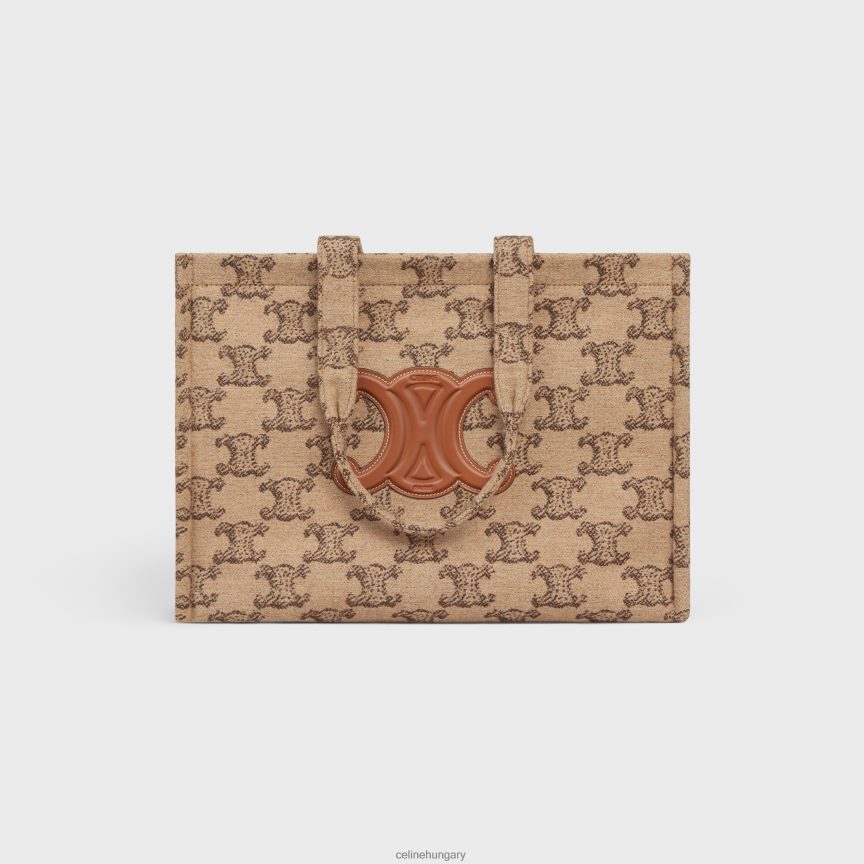 kiegészítők CELINE nagy cabas thais textilből, triumfával teve nők J6P488243