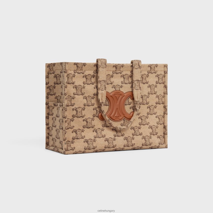 kiegészítők CELINE nagy cabas thais textilből, triumfával teve nők J6P488243