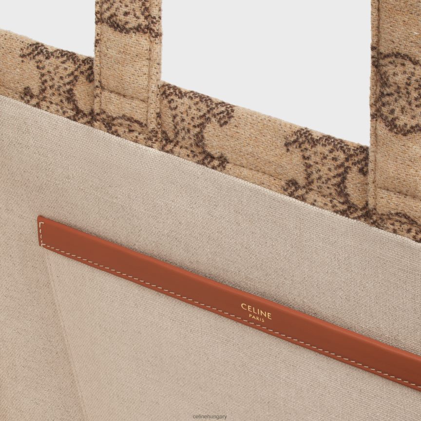 kiegészítők CELINE nagy cabas thais textilből, triumfával teve nők J6P488243