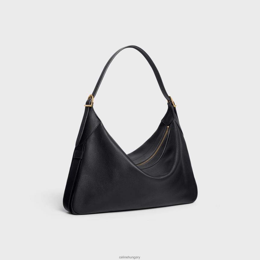 kiegészítők CELINE nagy romi rugalmas borjúbőrben fekete nők J6P488291