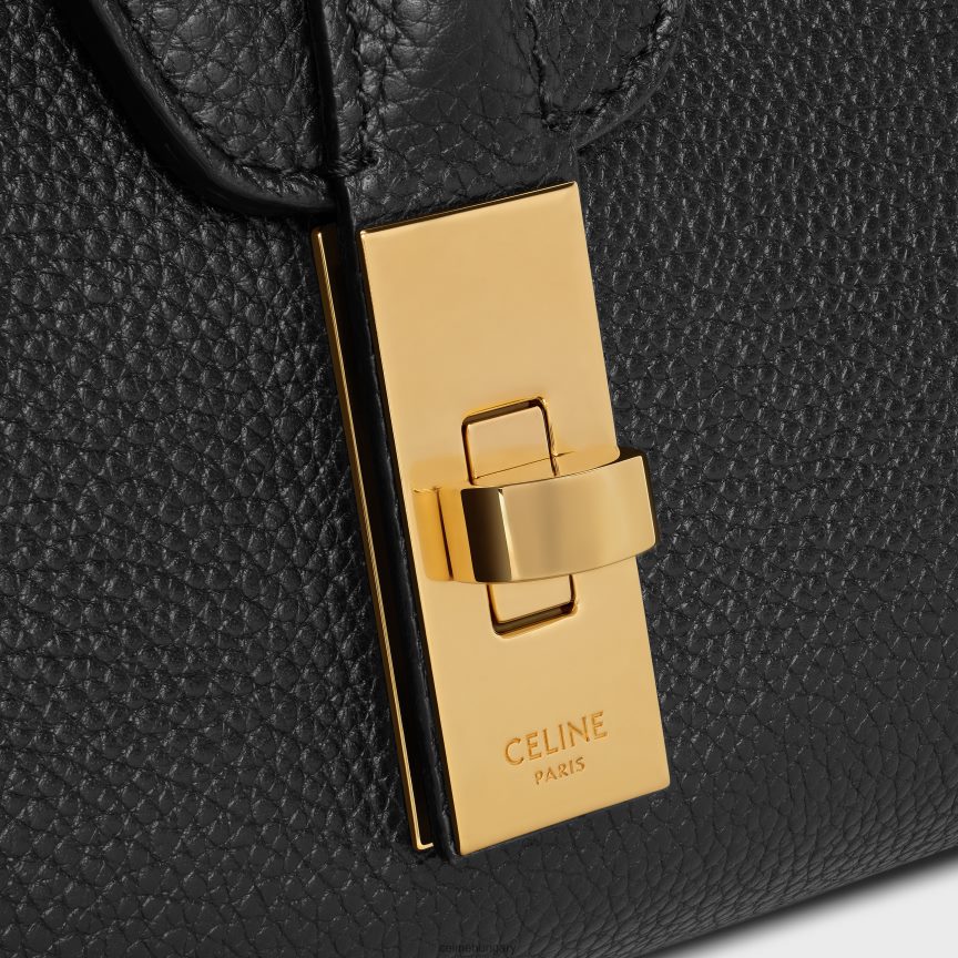 kiegészítők CELINE teen soft 16 rugalmas szemcsés borjúbőrben fekete nők J6P48867