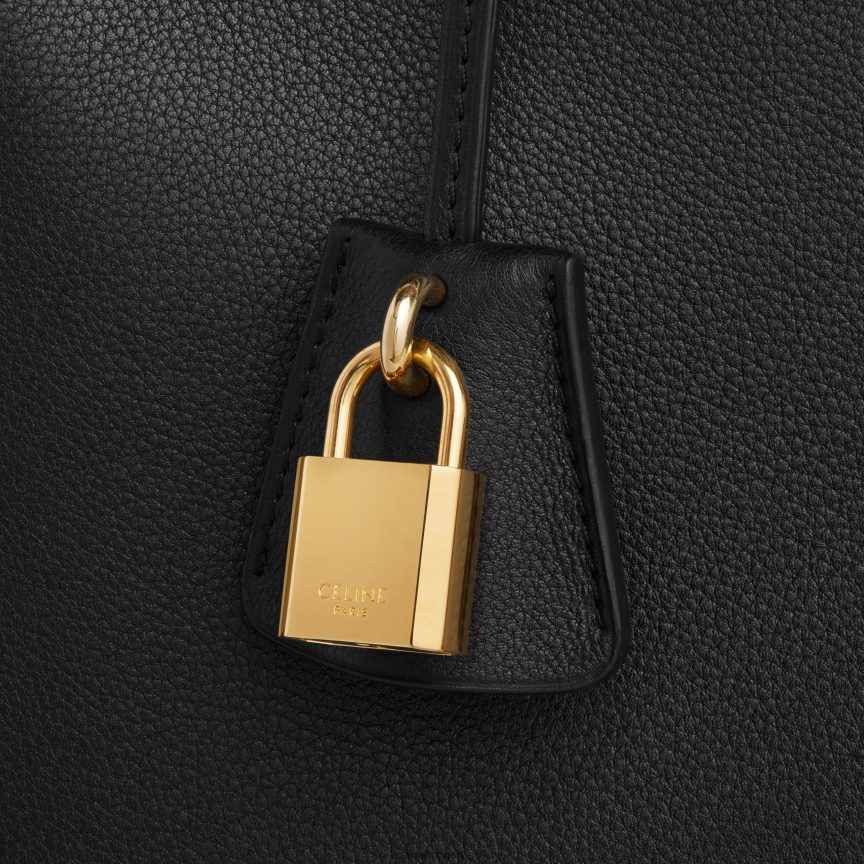 kiegészítők CELINE tini conti táska rugalmas borjúbőrből fekete nők J6P48877