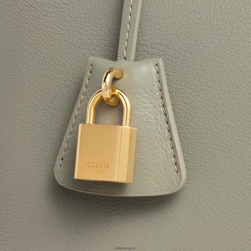 kiegészítők CELINE tini conti táska rugalmas borjúbőrből zöld agyag nők J6P488162