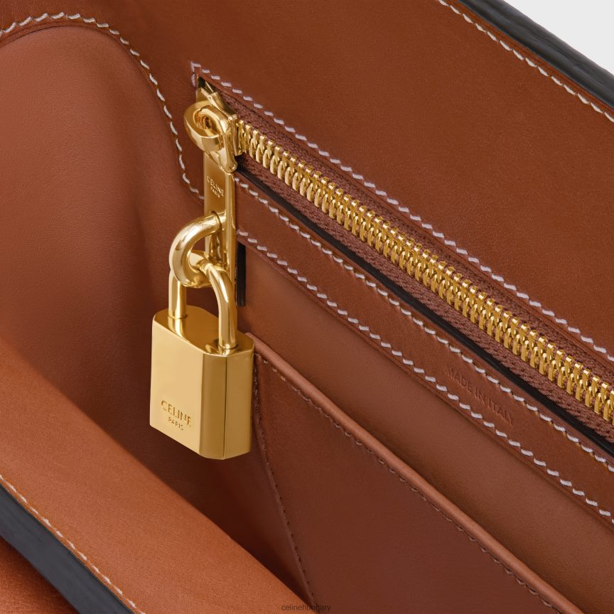 kiegészítők CELINE tini conti táska természetes borjúbőrből Cser nők J6P488161