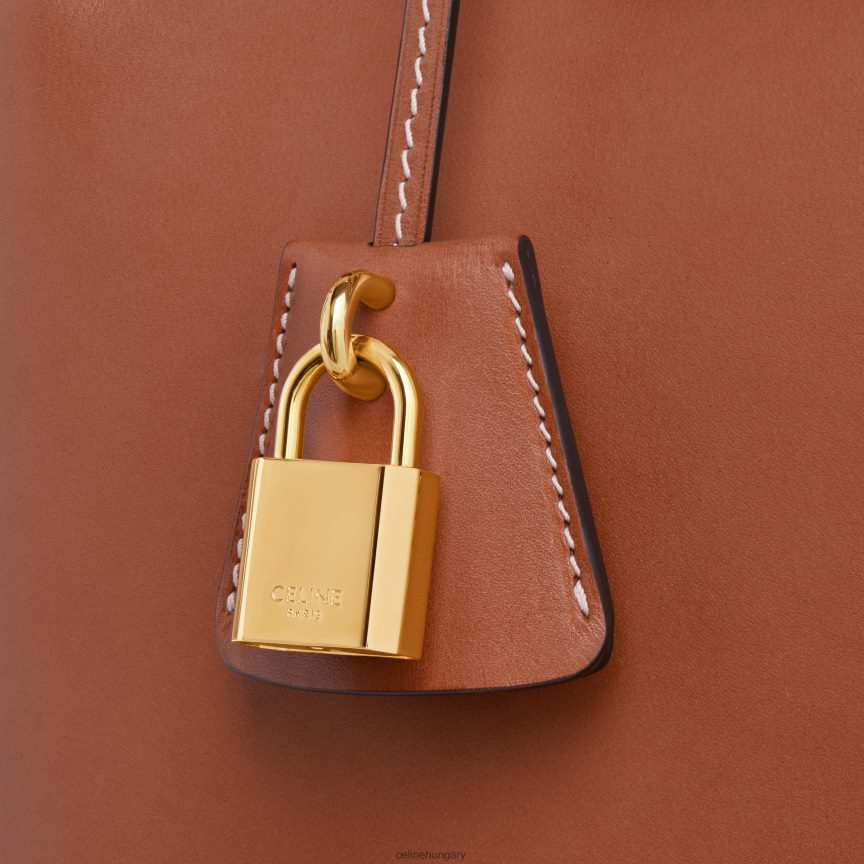 kiegészítők CELINE tini conti táska természetes borjúbőrből Cser nők J6P488161