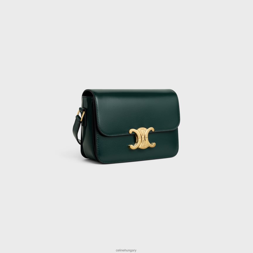 kiegészítők CELINE tini triomphe táska fényes borjúbőrből amazone nők J6P48899