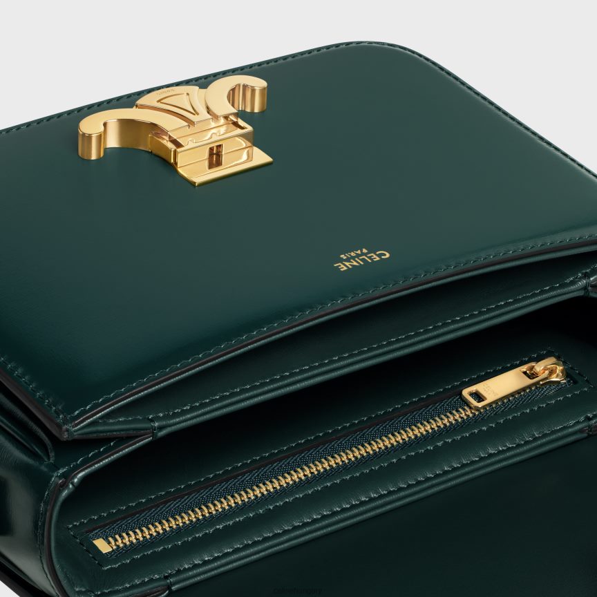 kiegészítők CELINE tini triomphe táska fényes borjúbőrből amazone nők J6P48899