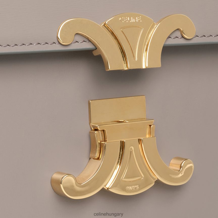 kiegészítők CELINE tini triomphe táska fényes borjúbőrből kavics nők J6P488111