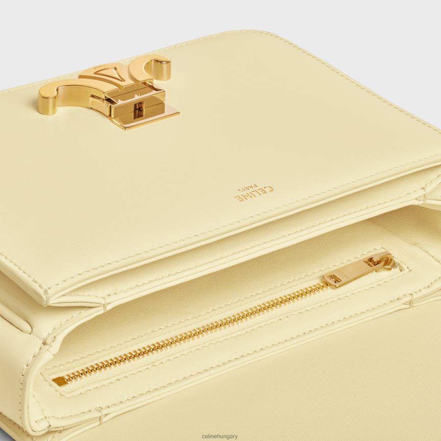 kiegészítők CELINE tini triomphe táska fényes borjúbőrből napfény nők J6P488113