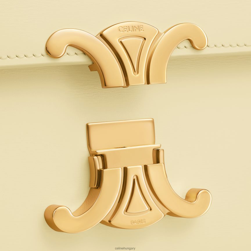 kiegészítők CELINE tini triomphe táska fényes borjúbőrből napfény nők J6P488113