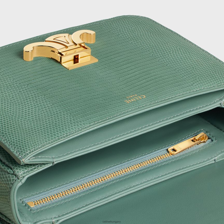 kiegészítők CELINE tini triomphe táska gyíkban celadon nők J6P488115