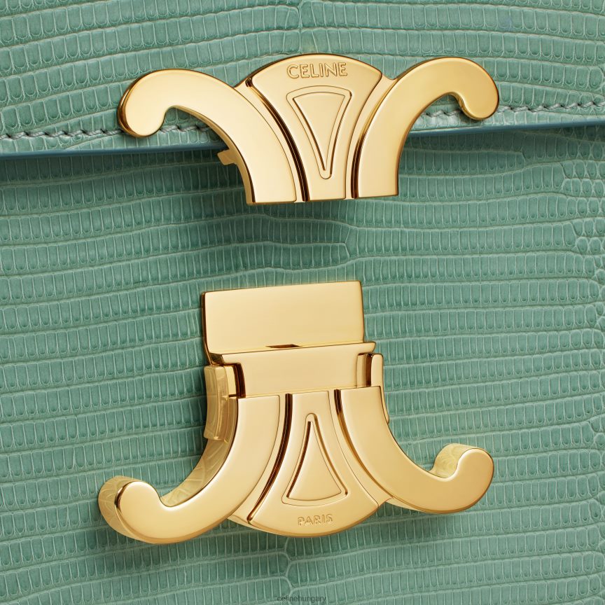kiegészítők CELINE tini triomphe táska gyíkban celadon nők J6P488115