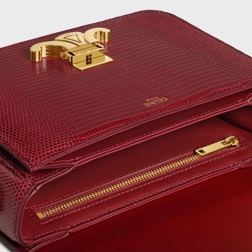 kiegészítők CELINE tini triomphe táska gyíkban rubin nők J6P48822