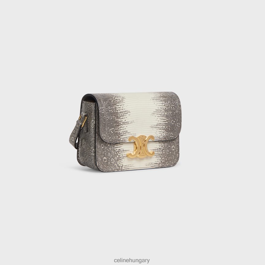 kiegészítők CELINE tini triomphe táska gyíkban természetes nők J6P488119