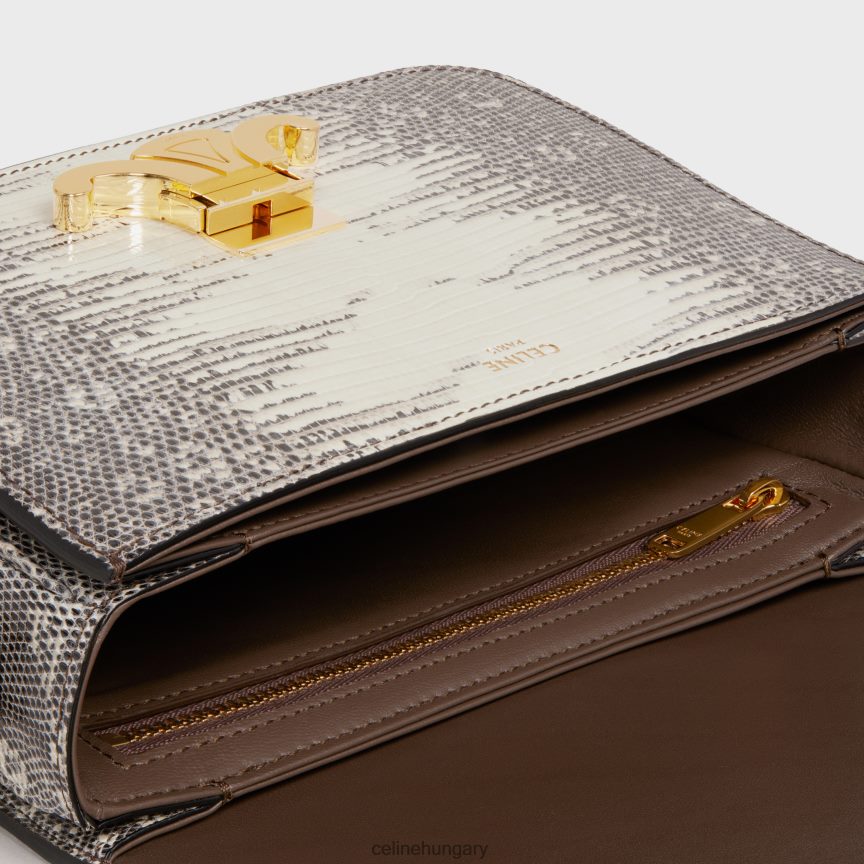 kiegészítők CELINE tini triomphe táska gyíkban természetes nők J6P488119