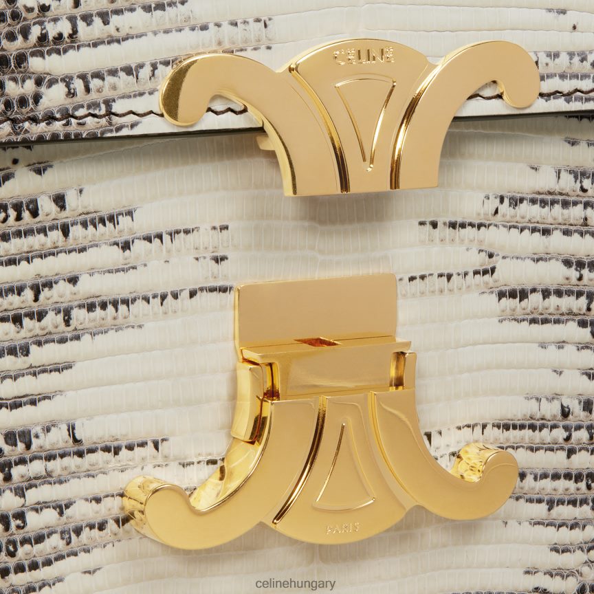 kiegészítők CELINE tini triomphe táska gyíkban természetes nők J6P488119