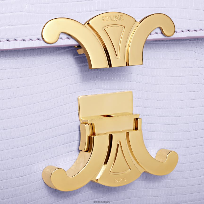 kiegészítők CELINE tini triomphe táska gyíkban világos levendula nők J6P488118