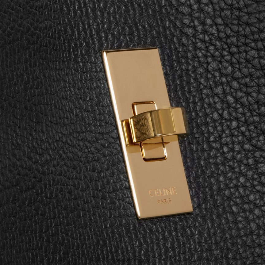 kiegészítők CELINE vödör 16 zacskó rugalmas szemcsés borjúbőrből fekete nők J6P488145