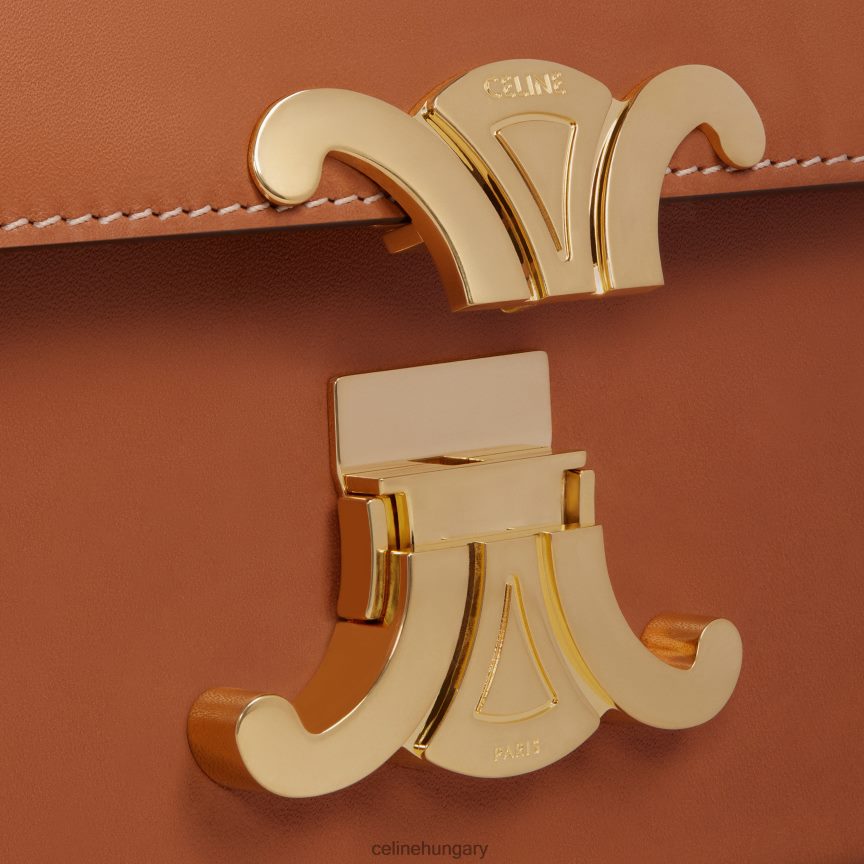kiegészítők CELINE válltáska claude természetes borjúbőrből Cser nők J6P48854