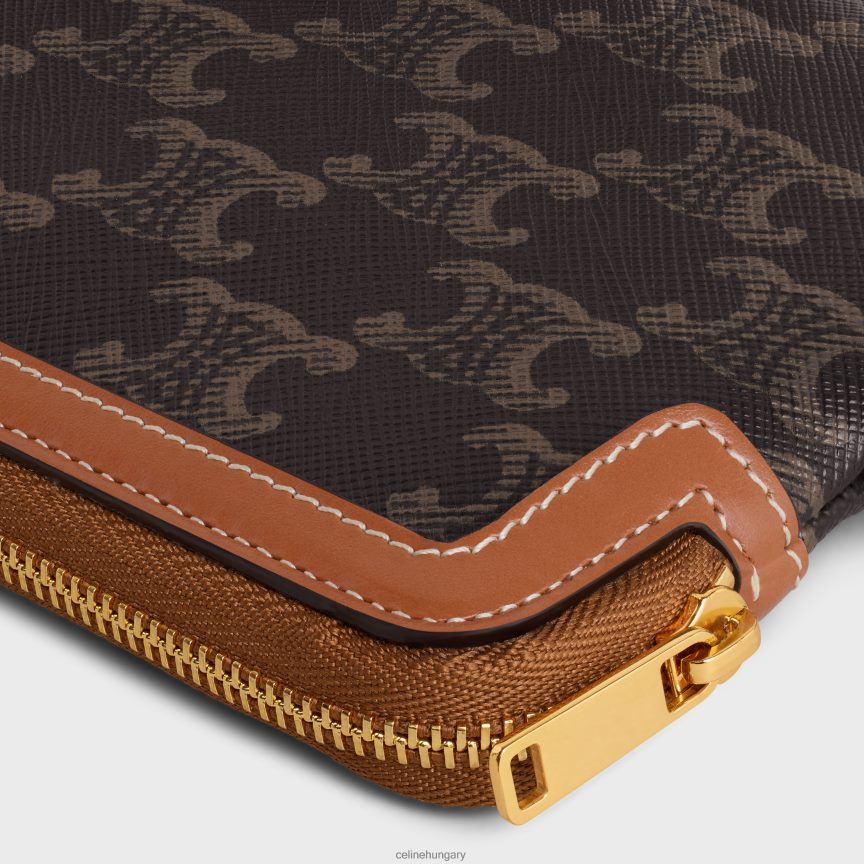 kiegészítők CELINE hosszú táska pántos triomphe vászonnal Cser nők J6P488436