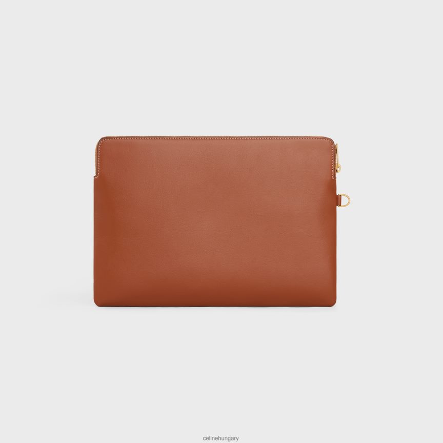 kiegészítők CELINE kis táska sima borjúbőrből készült pánttal Cser nők J6P488402