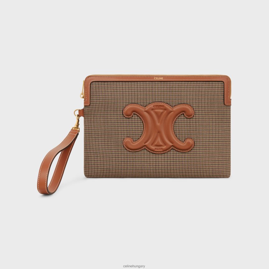 kiegészítők CELINE kis tasak pánttal, pied de poule textilből sokszínű nők J6P488547