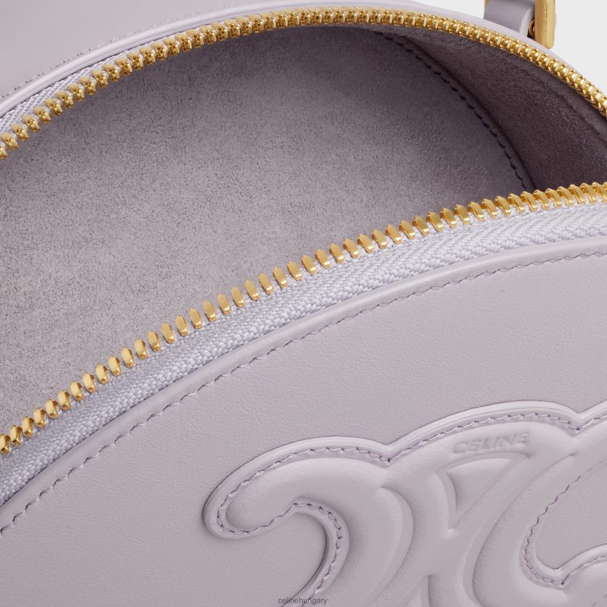 kiegészítők CELINE félholdas tok sima borjúbőrből világos lila nők J6P488379