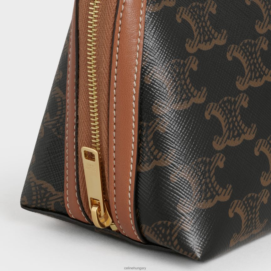 kiegészítők CELINE kuplung lánccal triumph vászonból és báránybőrből Cser nők J6P488384