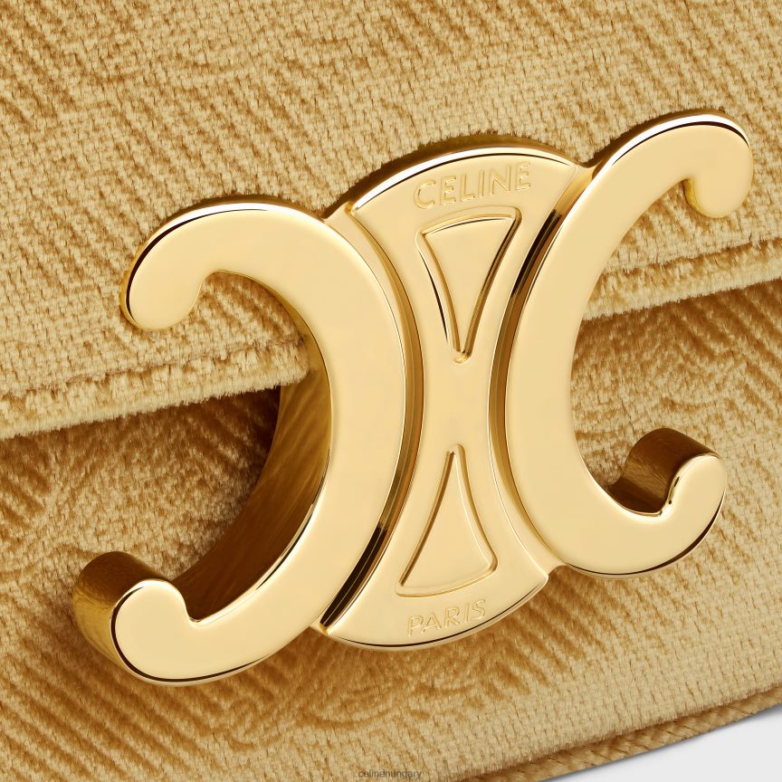 kiegészítők CELINE mini bársony claude lánc, végig triumfával Arany nők J6P488362