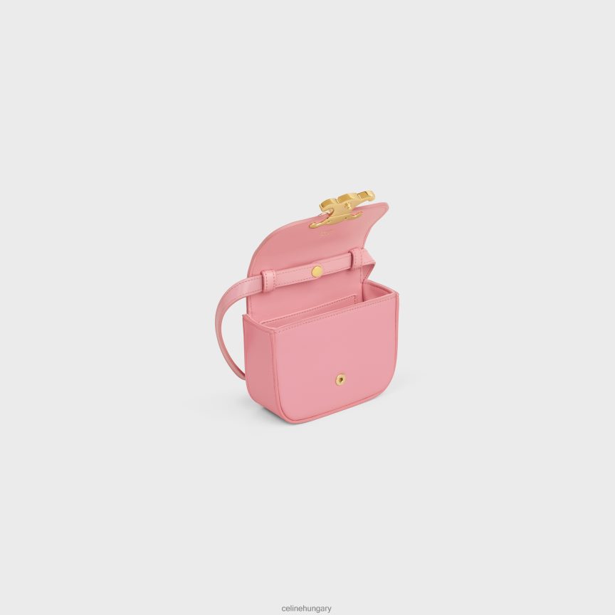 kiegészítők CELINE mini claude fényes borjúbőrből rózsa nők J6P488328