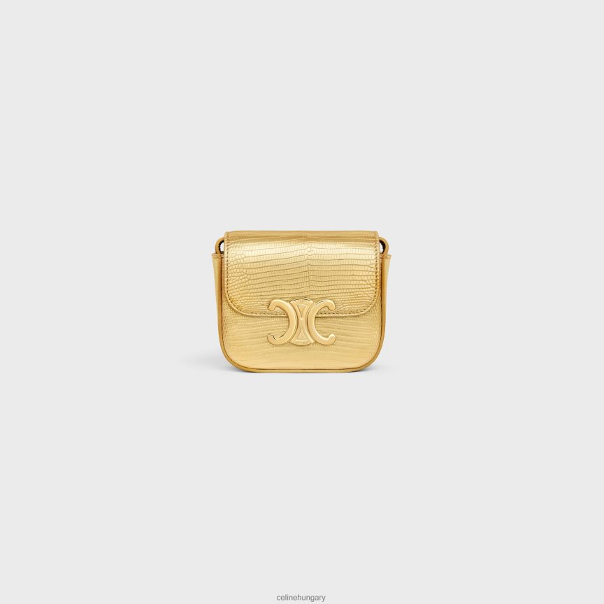 kiegészítők CELINE mini claude laminált gyíkban Arany nők J6P488374