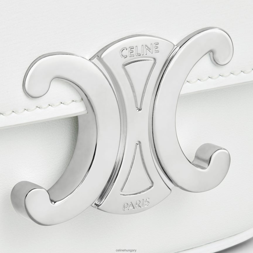 kiegészítők CELINE mini lánc claude fényes borjúbőrből blanc de blanc nők J6P488310