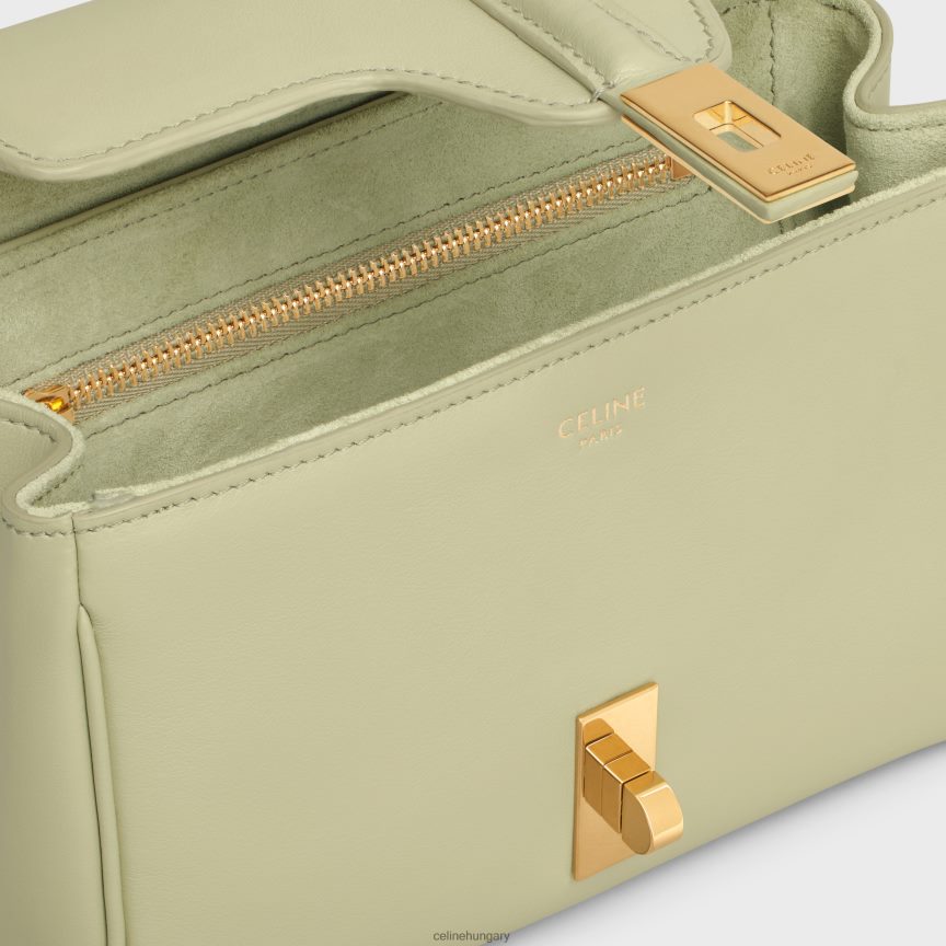 kiegészítők CELINE mini soft 16 sima borjúbőrben mandula zöld nők J6P488395