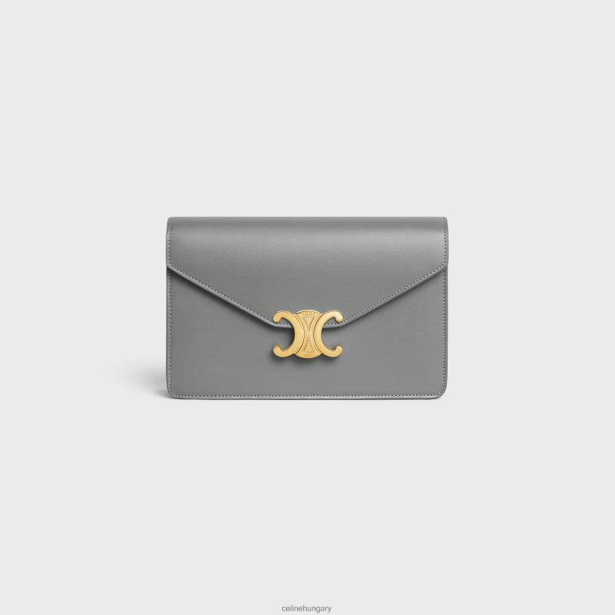kiegészítők CELINE pénztárca láncon margó fényes borjúbőrből cink nők J6P488315