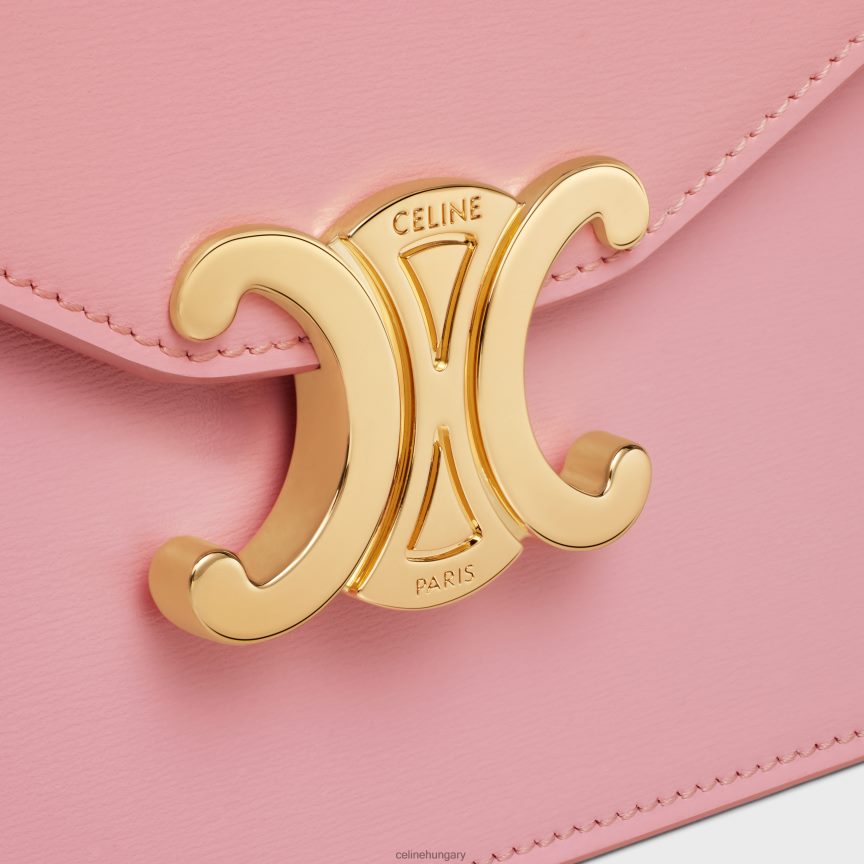 kiegészítők CELINE pénztárca láncon margó fényes borjúbőrből rózsa nők J6P488317