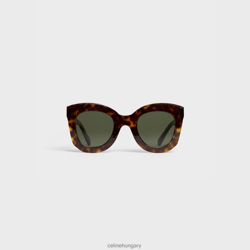 kiegészítők CELINE butterfly s005 napszemüveg acetátban klasszikus sötét havanna nők J6P4881156