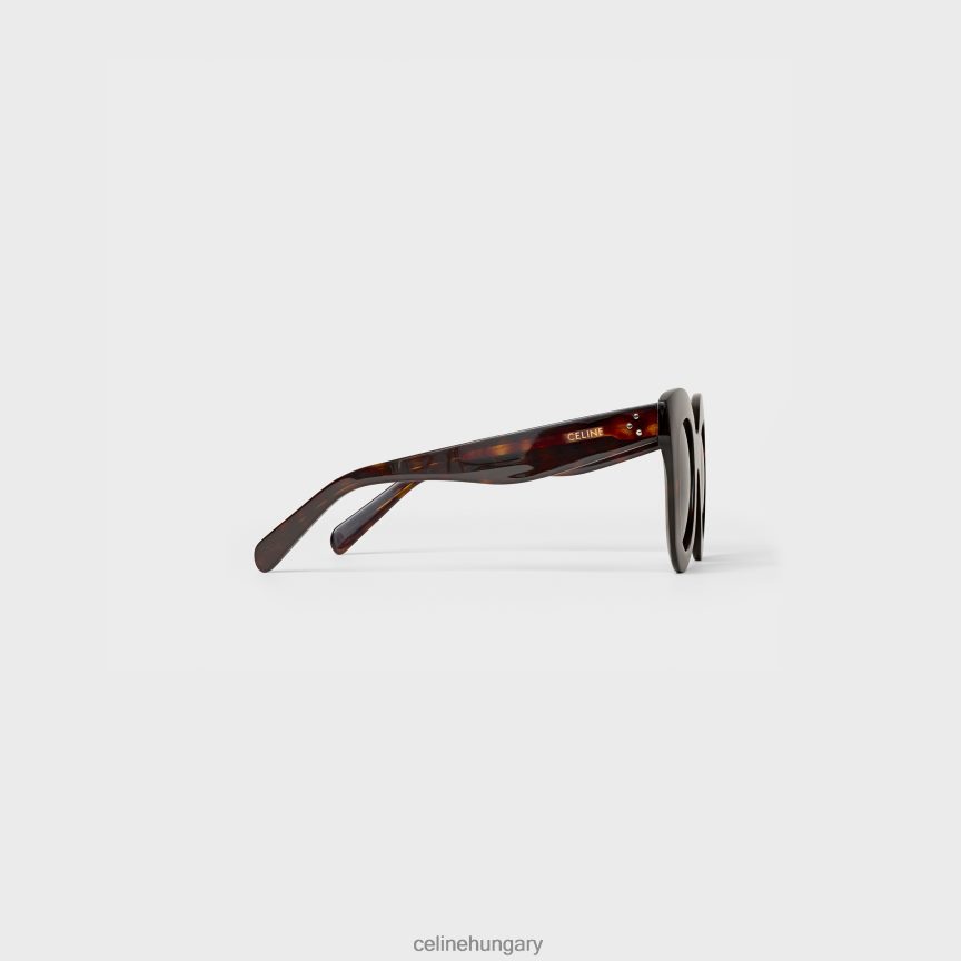 kiegészítők CELINE butterfly s005 napszemüveg acetátban klasszikus sötét havanna nők J6P4881156