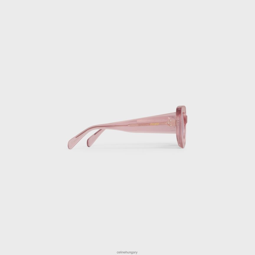 kiegészítők CELINE grafikus s277 napszemüveg acetátban kristály rózsaszín nők J6P4881036