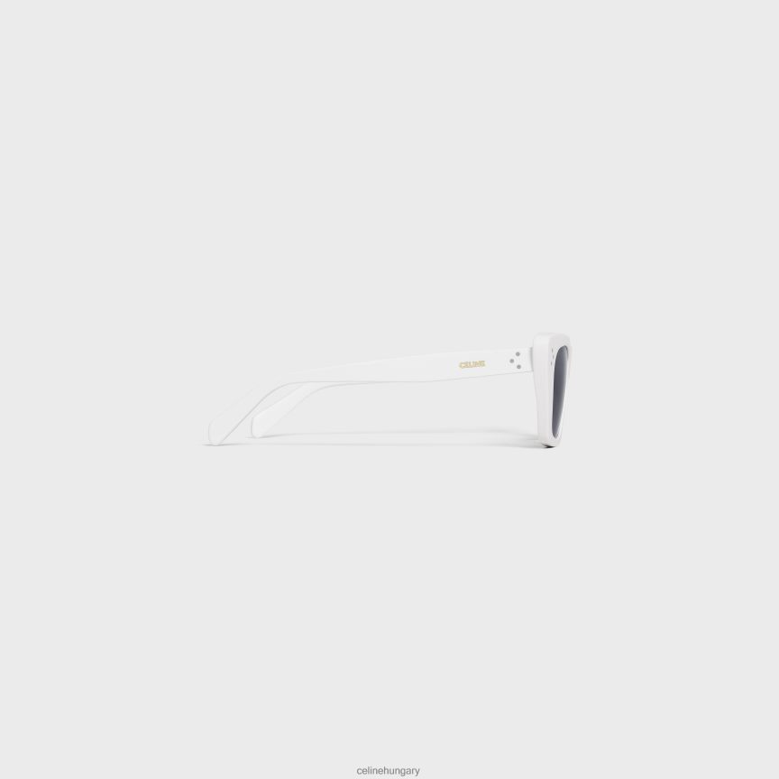 kiegészítők CELINE macskaszem s187 napszemüveg acetátban fehér nők J6P4881131
