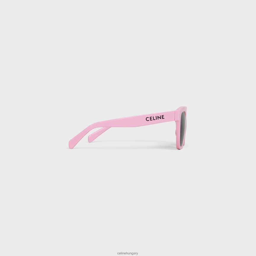 kiegészítők CELINE monochroms 03 napszemüveg acetátban világos rózsaszín nők J6P4881128