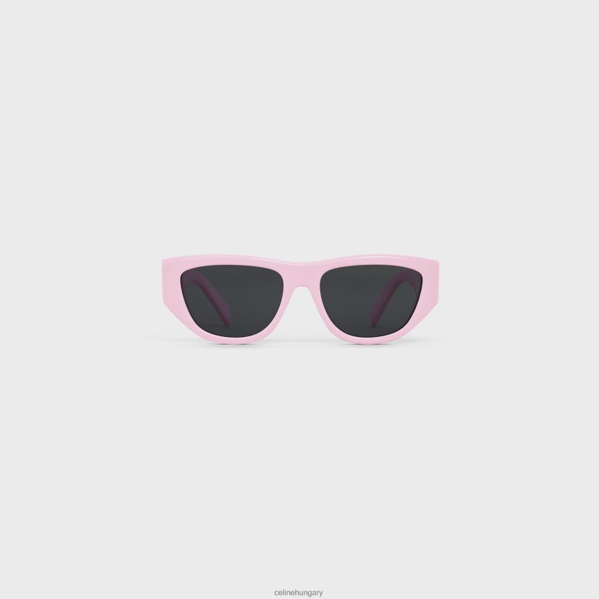 kiegészítők CELINE monochroms 06 napszemüveg acetátban világos rózsaszín nők J6P4881041