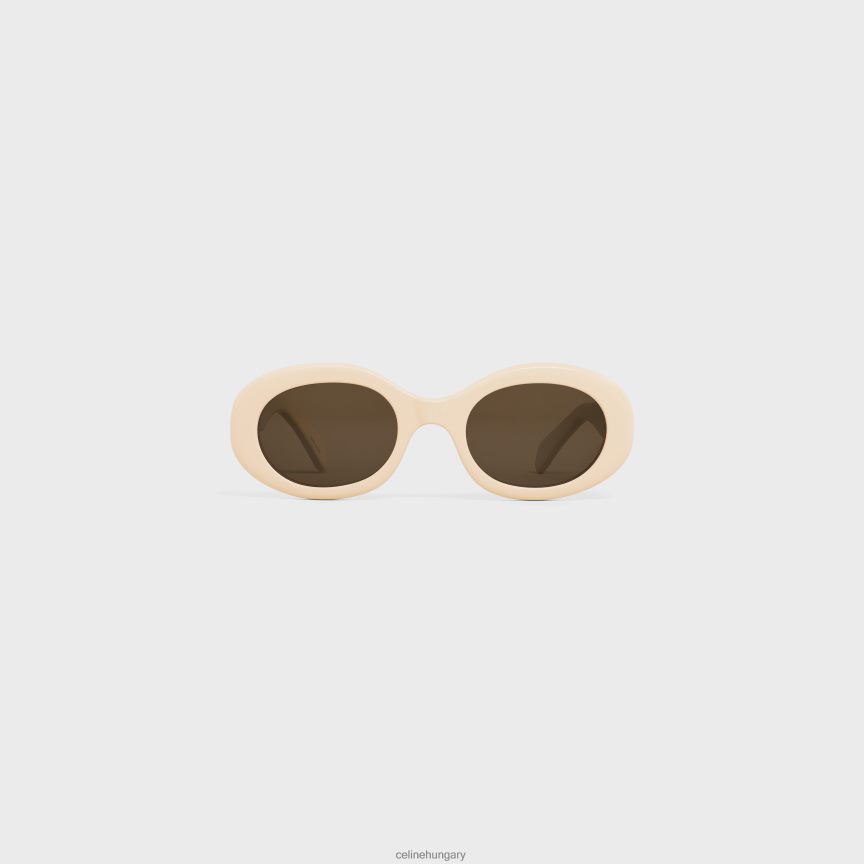 kiegészítők CELINE triomphe 01 napszemüveg acetátban elefántcsont nők J6P4881102
